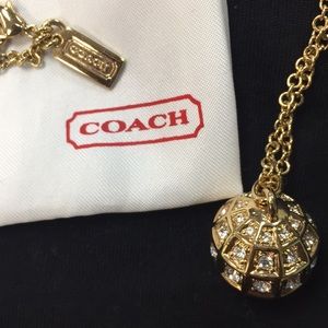 Coach 3D Crystal Ball Pendant